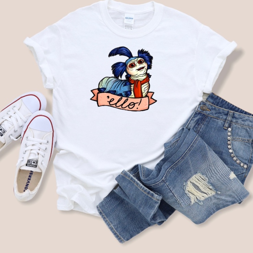 XL Labyrinth Movie ‘Ello Worm T Shirt - Unisex